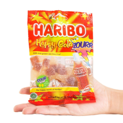 Haribo Happy Cola Sour Fresh 80g x 24 Packs
