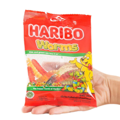 Haribo Worms 80g x 24 Packs