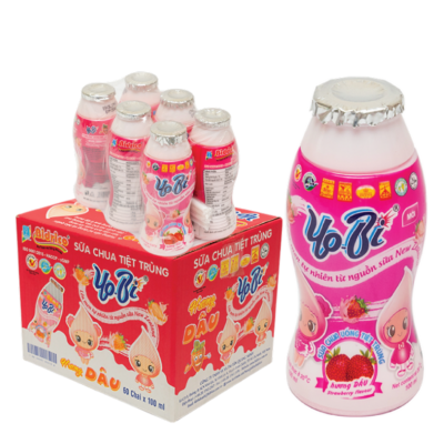 Bidrico Yobi Yogurt Strawberry 100ml x 60 Bottles
