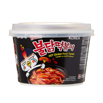 Samyang Tobokki Rice Cake Flavor Spicy Chicken 185g x 16 Bowls