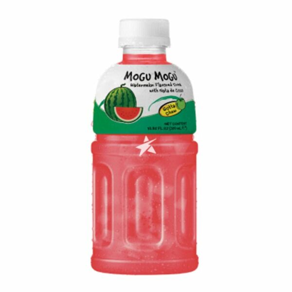 Mogu Mogu Watermelon Flavored Drink With Natade Coconut 320ml