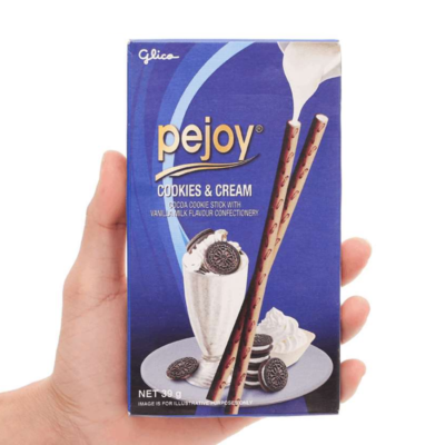 Pejoy Cookies & Cream Milkshake Biscuit Stick 39g (1)