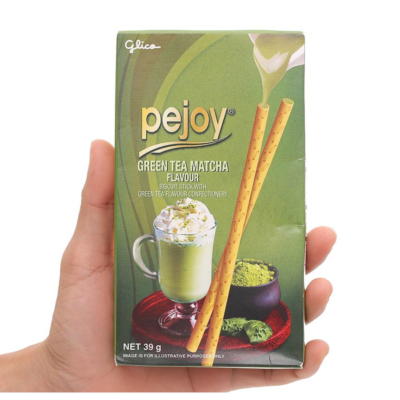Pejoy Green Tea Matcha Latte Biscuit Stick 39g (1)
