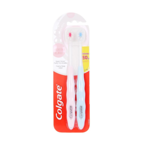 Colgate Cushion Clean Toothbrush 2 Pcs x 12 Packs