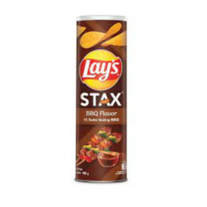 Lay's Stax BBQ Potato Chips 160g