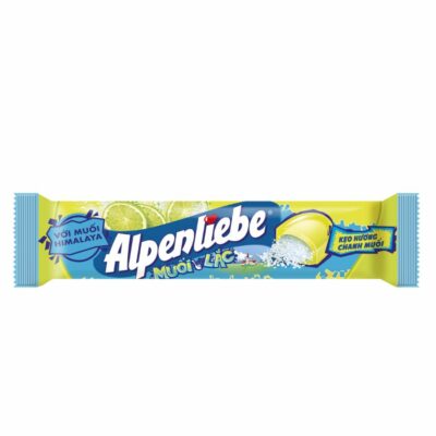 Alpenliebe Lemon Flavor With Salt 26.1g x 16 Rolls x 24 Pouches 