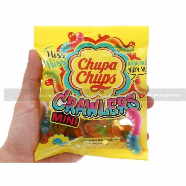 Chupa Chups Mini Crawlers Mixed Fruits 160g