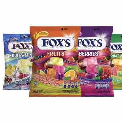 Fox's Candy Fruity Mints Bag 90gr x 24 bags