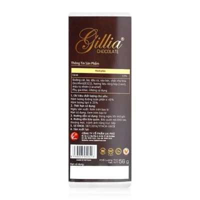 Lai Phu Gilla Chocolate 56g x 100 Bars