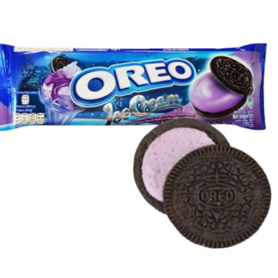 Oreo Biscuit Sandwich Ice Cream Blueberry 441.6gr (12 pcs) x 12 display boxes