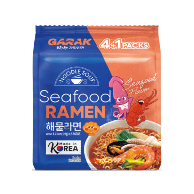 Garak Seafood Flavor Ramen 120gr x 5 Bags x 8 Blocks
