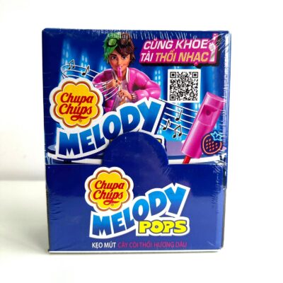 Chupa Chups Melody Lollipops Strawberry 300g