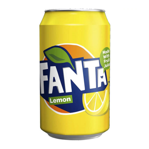 fanta lemon can fanta lemon 330ml lemon fanta can