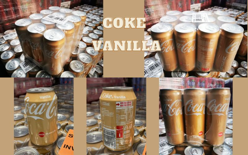 Coca Cola Vanilla, Coke vanilla, coca cola vanilla zero, Cola vanilla
