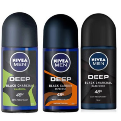 Nivea Deodorant , Nivea deep black carbon deodorant, Nivea deep black carbon 