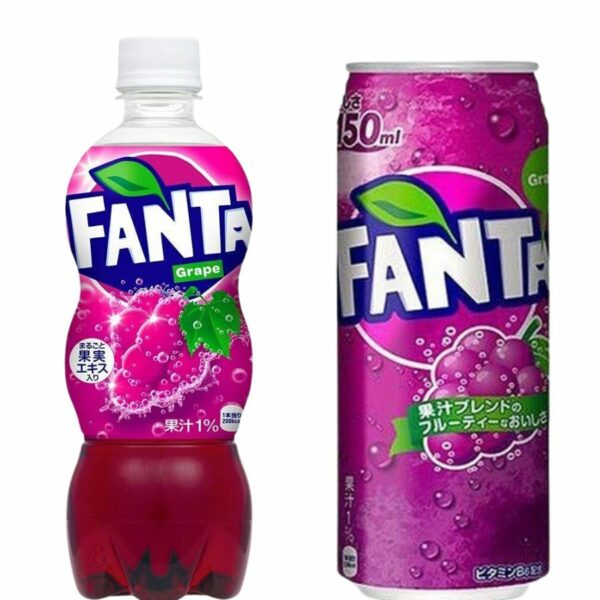 FANTA Grape, Fanta Orange Pet, FANTA Rich Apple