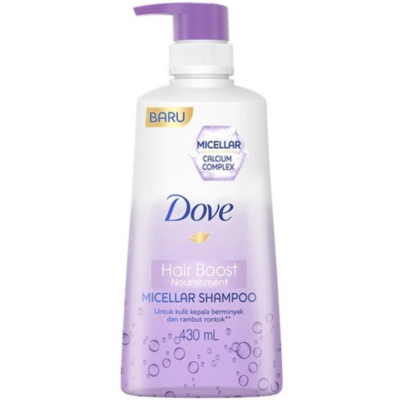 Dove Shampoo Micellar, shampoo dove micellar, dove micellar shampoo hair boost