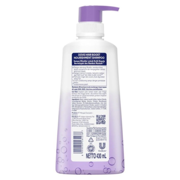 Dove Shampoo Micellar Hair Boost 430ml