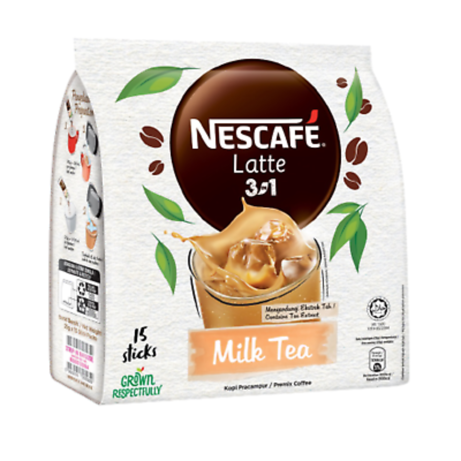 Nescafe Latte 3in1 Milk Tea, Nescafe Latte 3in1, nescafe latte
