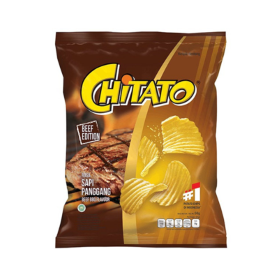 Chitato Potato Chips 68gr Beef BBQ x 30 bags