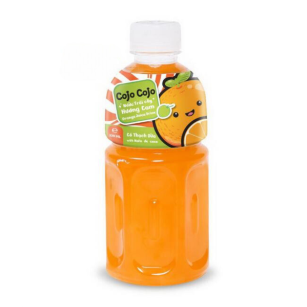 Orange Juice Drink With Jelly Coconut