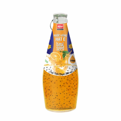 Rita Basil Seed Drink With Oranges Flavour 