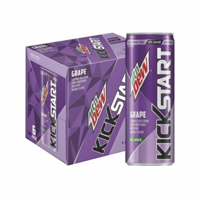 Mountain Dew Kickstart Grape Energy Drink 16oz (1)