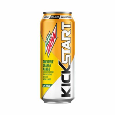 Mountain Dew Kickstart Pineapple Orange Mango Energy Drink 16oz (2)