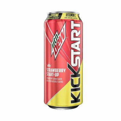 Mountain Dew Kickstart Strawberry Startup Energy Drink 16oz (2)