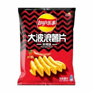 Lay's Big Wave Pure Spicy Potato Chips 70gr