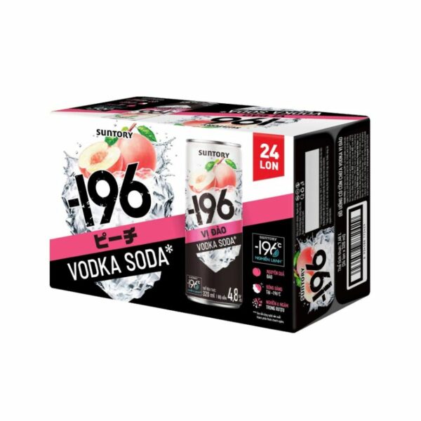 196 Vodka Soda Peach Flavor 320ml (!)