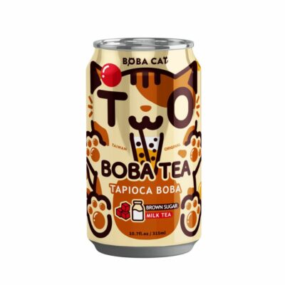 Boba Cat Brown Sugar Bubble Tea Drink 315ml