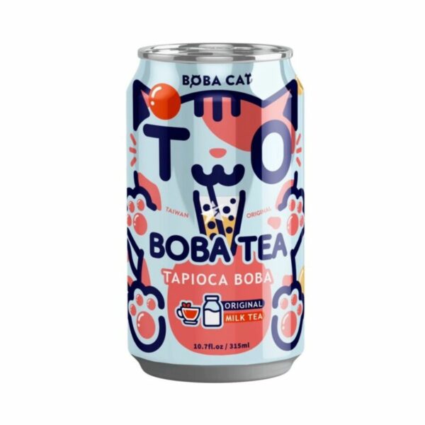 Boba Cat Original Bubble Tea Drink 315ml