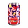 Boba Cat Peach and Strawberry Bubble Tea 320ml