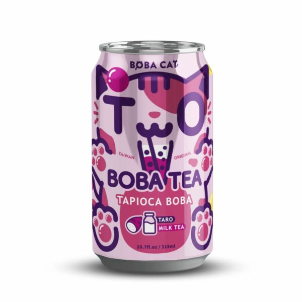 Boba Cat Taro Bubble Tea Drink 315ml