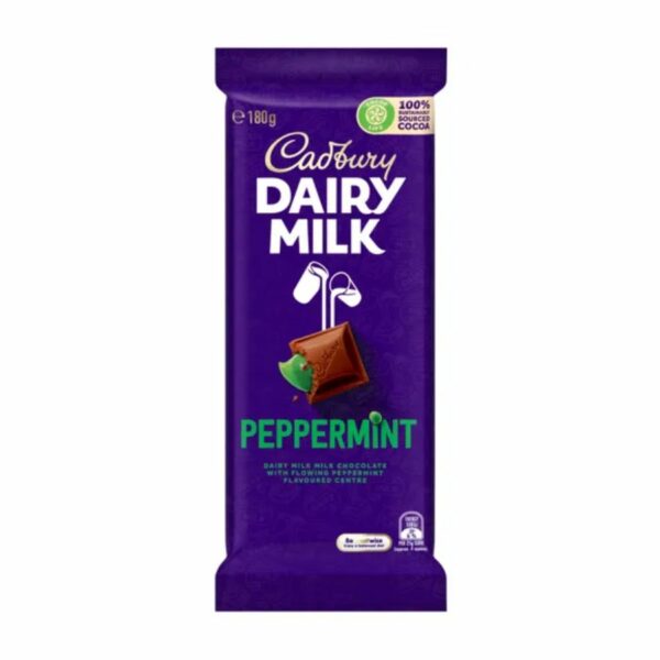 Cadbury Dairy Milk Peppermint 180gr