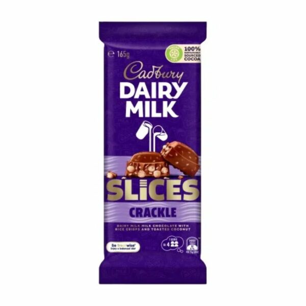 Cadbury Dairy Milk Slices Crackle 165g