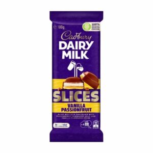 Cadbury Dairy Milk Slices Vanilla Passionfruit 180gr