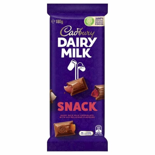 Cadbury Dairy Milk Snack 180gr