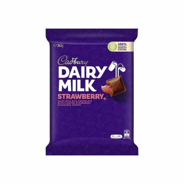 Cadbury Dairy Milk Strawberry 343gr