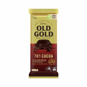 Cadbury Old Gold Dark Chocolate 70 percent Cocoa 180gr