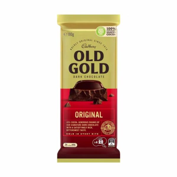 Cadbury Old Gold Dark Chocolate Original 180gr