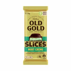 Cadbury Old Gold Dark Chocolate Slices Mint Creme 170gr