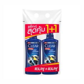 Clear Shampoo Men Deep Cleanse 370 ml x 2 Bottles x 6 Packs