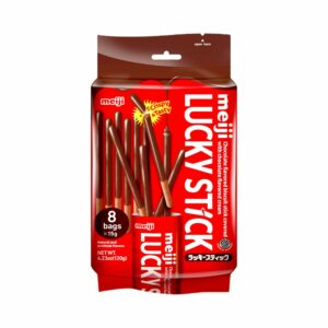 Meiji Lucky Stick Family Pack Chocolate 120gr