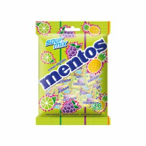 Mentos Pillow Pack Bag Sour Mix 36pcs