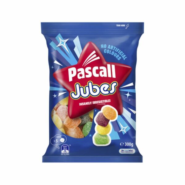 Pascall Fruit Jubes 300gr