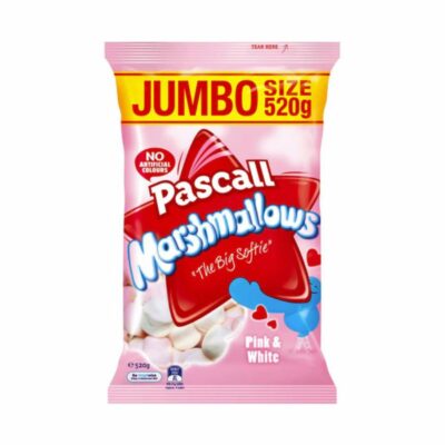 Pascall Marshmallows Vanilla & Raspberry 520gr