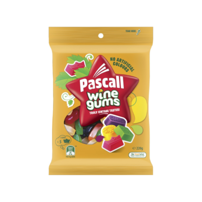 Pascall Wine Gums 220gr