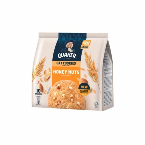 Quaker Oat Cookies with Honey Nuts 250g